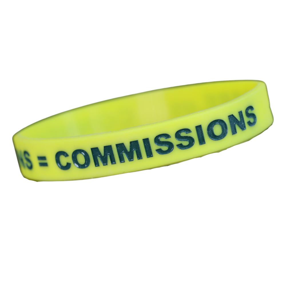 Connections = Commissions Wristband TSRE | Tampa School of Real Estate
