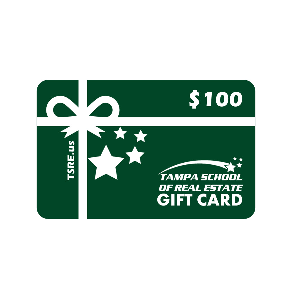 Giftcard Gift Cards TSRE | Tampa School of Real Estate $100 Green