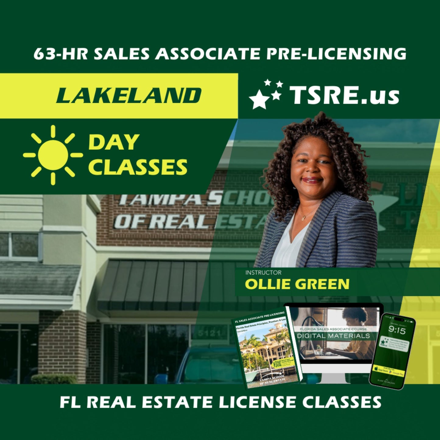 Lakeland | Mar 31 8:30am | 63-HR FL Real Estate Classes SLPRE TSRE Lakeland | Tampa School of Real Estate