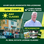 New Tampa | Dec 2 8:30am | 63-HR FL Real Estate Classes SLPRE TSRE New Tampa | Tampa School of Real Estate