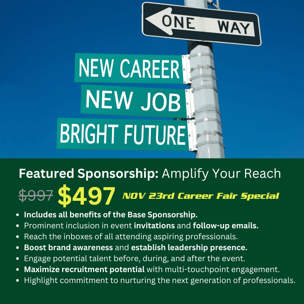 November 23rd Career Fair Sponsoship TSRE | Tampa School of Real Estate Featured Sponsorship: Amplify Your Reach