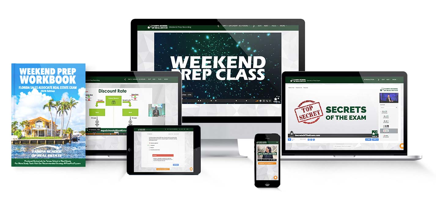 Pass First Try Package | Real Estate Exam Prep For Sales Associates Exam Prep Tampa School of Real Estate